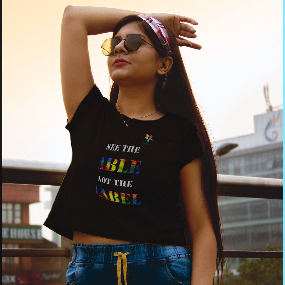 Pure Cotton Bio-Washed T-Shirt Chest Printed-Able Not Label-by ZingerTees-Unisex-EL9120016 - Image 3