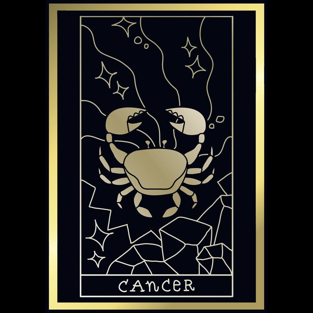 Pure Cotton Bio-Washed T-Shirt Chest Printed-Zodiac Sign Series-1-CANCER Design-By Zingertees-Unisex-EL9120080 - Image 4