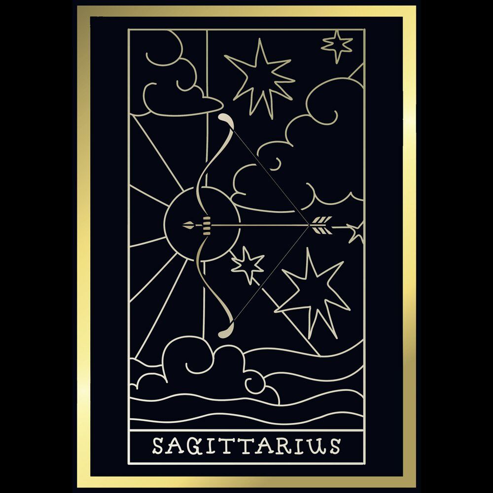Pure Cotton Bio-Washed T-Shirt Chest Printed-Zodiac Sign Series-1-SAGITTARIUS Design-By Zingertees-Unisex-EL9120085 - Image 4