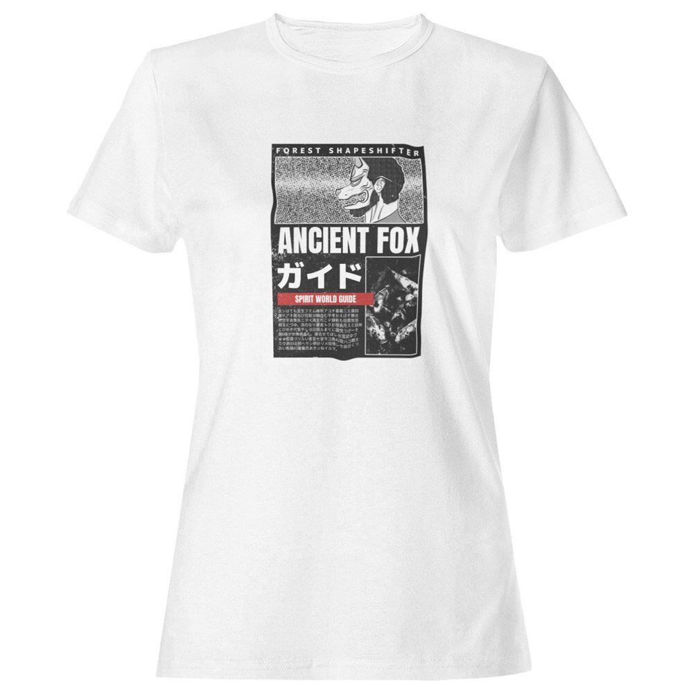 Pure Cotton Bio-Washed T-Shirt Chest Printed-Japanese Anime Art Series - 1 - Ancient Fox Design-by ZingerTees-Unisex-EL9120215 - Image 6