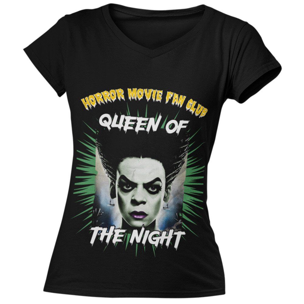 Pure Cotton Bio-Washed T-Shirt Chest Printed-Horror Movie Club Series -5-Witch Queen of the Night Design-by ZingerTees-Unisex-EL9120169 - Image 4