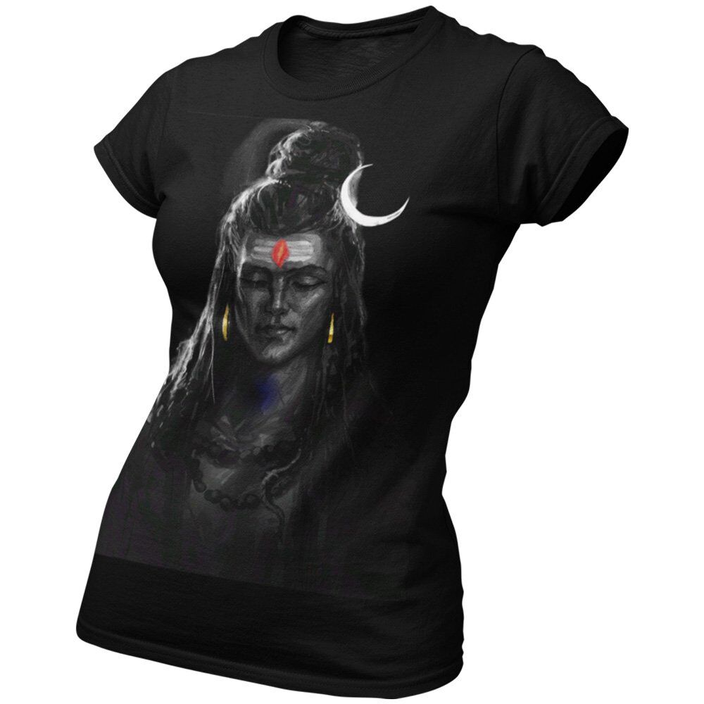 Pure Cotton Bio-Washed T-Shirt Chest Printed-God - Shiva - 5 - Meditating Mahadev Design-by ZingerTees-Unisex-EL9120254 - Image 4