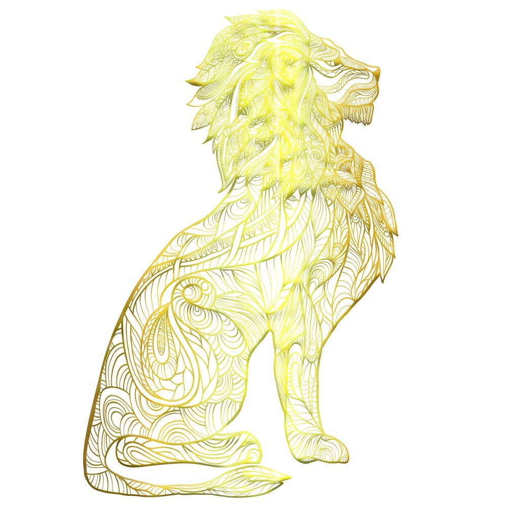 Pure Cotton Bio-Washed Chest Printed T-Shirt - Eco Earth - Lion Mandala Design-by ZingerTees-Unisex-EL9120295 - Image 10