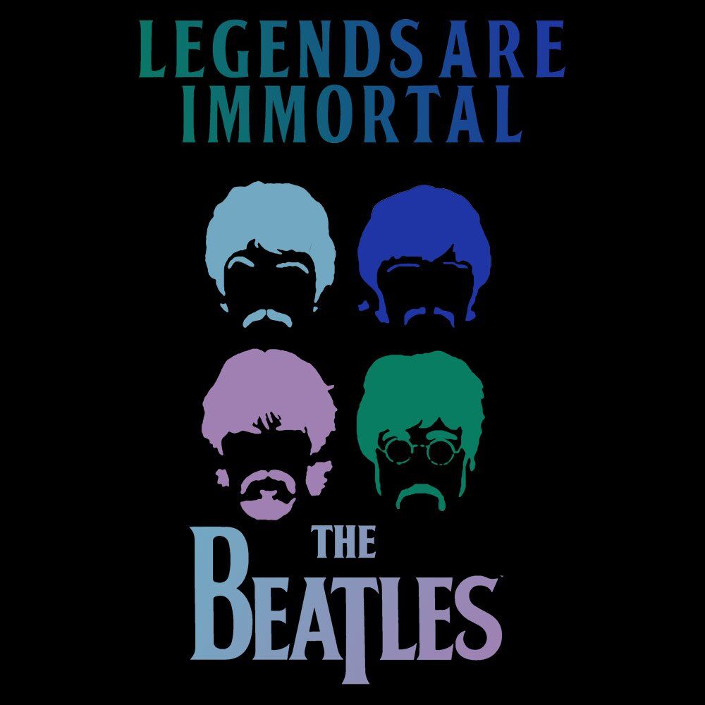 Pure Cotton Bio-Washed T-Shirt Chest Printed-Tribute to The Beatles-Rock Music Legends-6-by ZingerTees-Unisex-EL9120341 - Image 9