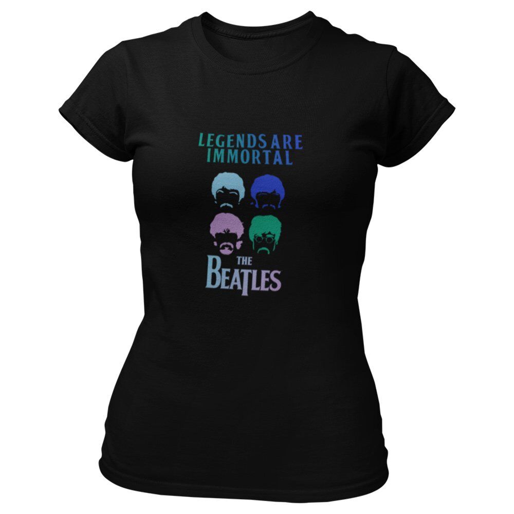 Pure Cotton Bio-Washed T-Shirt Chest Printed-Tribute to The Beatles-Rock Music Legends-6-by ZingerTees-Unisex-EL9120341