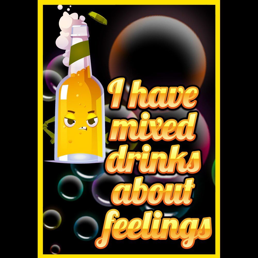 Pure Cotton Bio-Washed T-Shirt Chest Printed-Funny Slogan-Beer Fun Design-2-by ZingerTees-Unisex-EL9120387 - Image 9