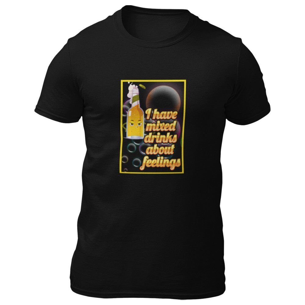 Pure Cotton Bio-Washed T-Shirt Chest Printed-Funny Slogan-Beer Fun Design-2-by ZingerTees-Unisex-EL9120387 - Image 6