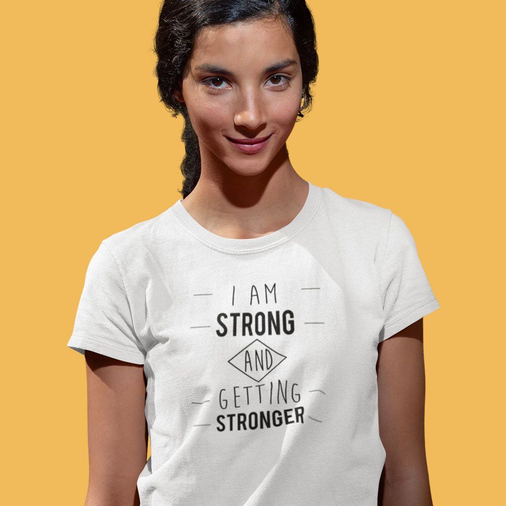 Pure Cotton Bio-Washed T-Shirt Chest Printed-Inspirational Slogan-Design-21-by ZingerTees-Unisex-EL9120411 - Image 3