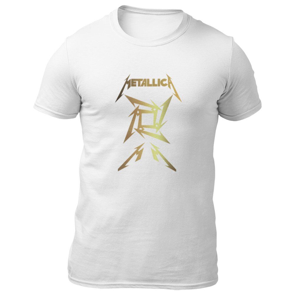 Pure Cotton Bio-Washed T-Shirt Chest Printed-Tribute to Metallica-Rock Music-Design-5-by ZingerTees-Unisex-EL9120483 - Image 6