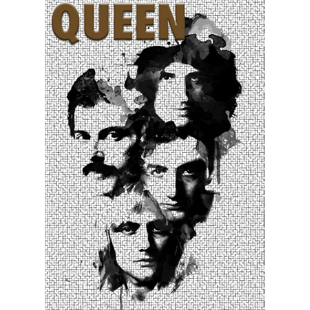 Pure Cotton Bio-Washed T-Shirt Chest Printed-Tribute to Queen-Freddie Mercury-Rock Music-Design-2-by ZingerTees-Unisex-EL9120490 - Image 10